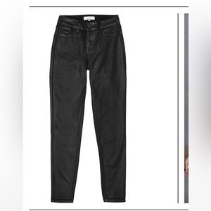 Reiss LUX coated skinny jeans